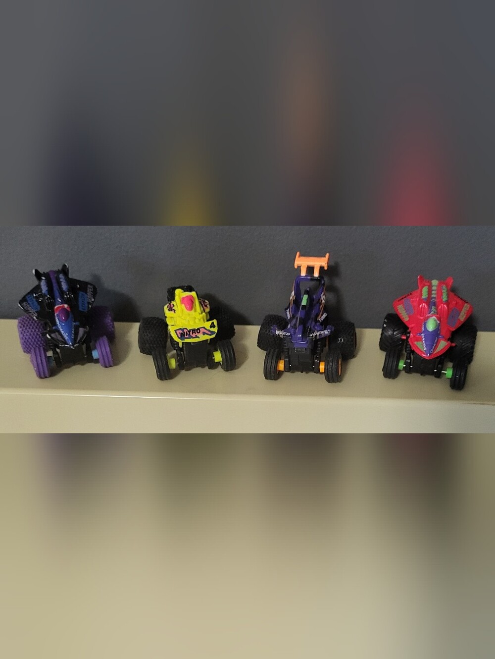 Vintage 1990-92 Galoob Mini Monster Trucks (Set Of 4)